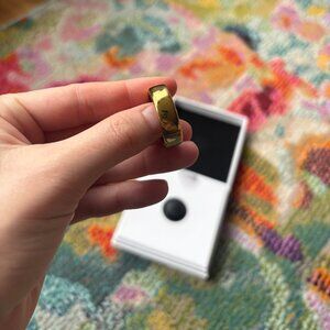 Oura Ring Generation 3 - Style: Horizon, Color: Gold, Size US12